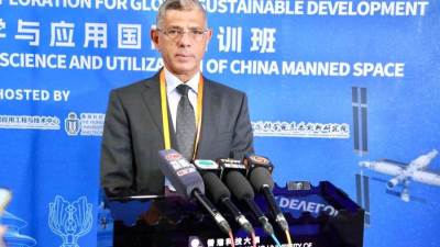 الرئيس التنفيذي لوكالة الفضاء المصرية يشارك في افتتاح الدورة الثانية من ورشة العمل الدولية "علوم الفضاء واستخداماته في رحلات الفضاء الصينية المأهولة"