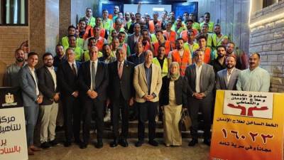  مدير صندوق مكافحة الإدمان وسكرتير عام محافظة مطروح يشهدان فعاليات حفل تخريج  100 متعافي جديد بمركز العزيمة التابع للصندوق بمطروح