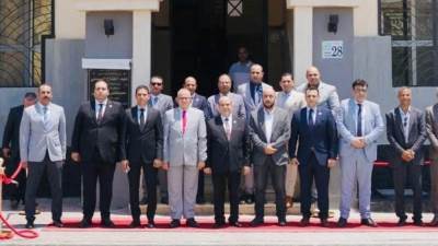 افتتاح مجمع التوثيق والشهر العقاري بمدينة المنصورة الجديدة 