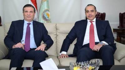 وزير الزراعة يستقبل وزير الشئون النيابية والقانونية لمناقشة التعديلات المرتقبة لقانون التعاونيات الزراعية