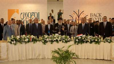 وزير السياحة والآثار يشارك في فعالية الاحتفال بافتتاح ملتقى لوجوس الخامس لشباب الكنيسة القبطية الأرثوذكسية من حول العالم