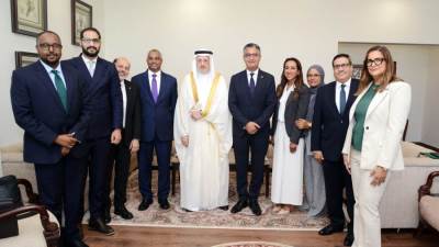 وزير التموين والتجارة الداخلية يلتقي الرئيس التنفيذي للمؤسسة الدولية الإسلامية لتمويل التجارة