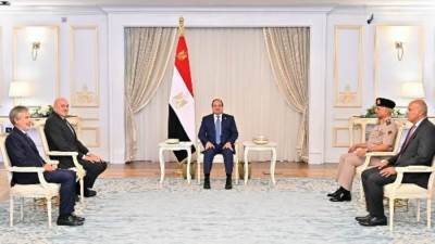 الرئيس السيسى يستقبل وزير دفاع إيطاليا ويؤكد أهمية تعزيز زخم علاقات القاهرة بروما