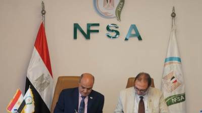 توقيع بروتوكول تعاون بين الهيئة القومية لسلامة الغذاء وجامعة القاهرة الجديدة للتكنولوجيا – كلية العلوم الصحية