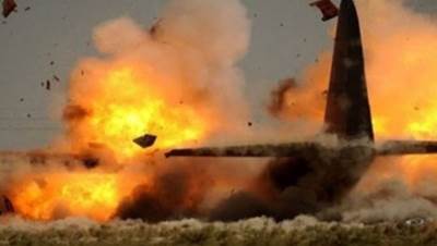 مصرع 7 أشخاص وإصابة آخرين إثر تحطم طائرة عسكرية فى فنزويلا