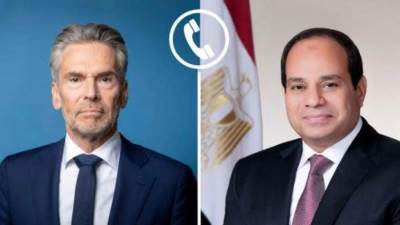 الرئيس السيسى ورئيس وزراء هولندا يستعرضان العلاقات الثنائية وجهود مصر لوقف إطلاق النار فى غزة