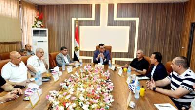 وزير الإسكان يعقد اجتماعا بمقر جهاز "برج العرب الجديدة" لمتابعة سير العمل بمختلف القطاعات بالمدينة