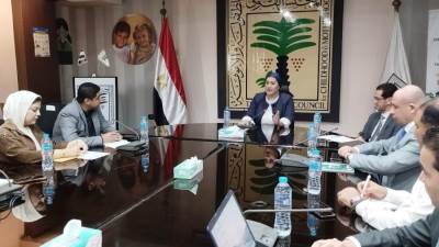 رئيسة المجلس القومي للطفولة والأمومة تلتقي وفد من الاتحاد المصري للكيانات الشبابية