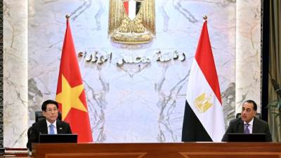 الرئيس الفيتنامي يشير إلى عزمه تعيين مُنسق وتحديد آلية لتنفيذ خطة ترفيع العلاقات إلى مستوى الشراكة الشاملة