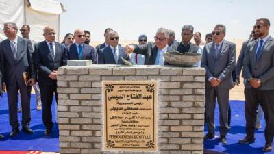 اقتصادية قناة السويس تستهل تنمية "وادي التكنولوجيا" بوضع حجر الأساس لمشروعين هنديين للصناعات المعدنية