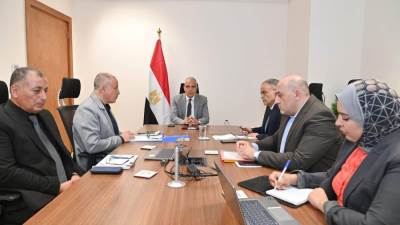 وزير الري يتابع حالة منظومة الري والصرف ومحطات الرفع بزمام منطقة قلابشو وزيان بمحافظة الدقهلية 