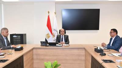 وزير الري يتابع حالة منشآت الحماية من أخطار السيول بوادي وتير بجنوب سيناء