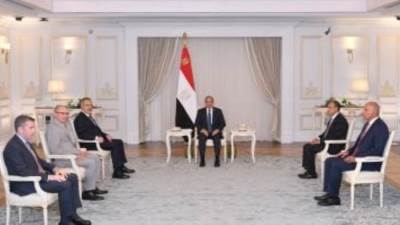 الرئيس السيسى يستقبل وزير خارجية جمهورية تركيا