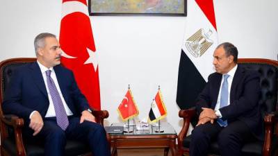 مباحثات مصرية - تركية موسعة في العلمين