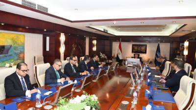 أسامة ربيع يلتقي رئيس التمثيل التجاري المصري لبحث سبل التعاون المشترك في مجال التسويق الخارجي 