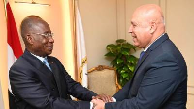 وزير الصناعة والنقل يستقبل وزير الخارجية والتكامل الإفريقي والإيفواريين بالخارج بجمهورية كوت ديفوار