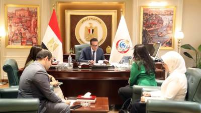 وزير الصحة يبحث مع المرشحة لمنصب سفيرة مصر لدى السويد ولاتفيا آفاق التعاون الصحي