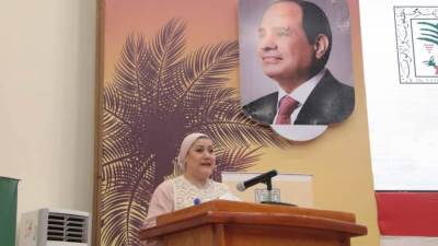 رئيسة المجلس القومي للطفولة والأمومة تزور محافظة الوادي الجديد لمتابعة الأنشطة والمبادرات المقدمة للأطفال