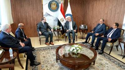 وزير البترول يبحث مع شركة أنرجوس العالمية التعاون القائم في سفن التغييز