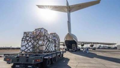 الكويت ترسل طائرة مساعدات رابعة إلى مطار العريش ضمن جسر جوى لإغاثة غزة