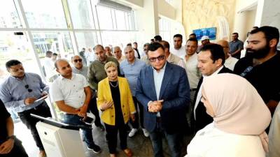 وزير الإسكان يشهد بدء التشغيل التجريبي لمركز خدمات هيئة المجتمعات العمرانية الجديدة بمدينة العلمين الجديدة