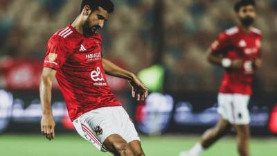 طبيب الأهلي: محمد بن رمضان ‏يعاني من كدمة خفيفة بالركبة