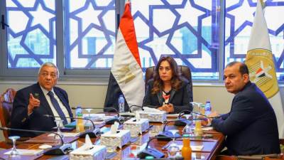 وزيرة التنمية تتابع تطوير المسارات والفراغات العامة بمنطقة العرب ببورسعيد ومدينة رشيد