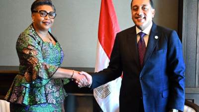 رئيس الوزراء يلتقى رئيسة وزراء الكونغو الديمقراطية