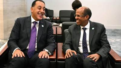 رئيس الوزراء يلتقي رئيس مفوضية الاتحاد الأفريقي