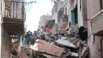 ارتفاع ضحايا عقار الزقازيق المنهار إلى 4 وفيات