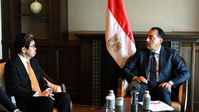 رئيس الوزراء يلتقى محافظ بنك اليابان للتعاون الدولي