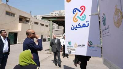 وزير العمل يتفقد وحدتي تدريب مهني متنقلة قبل انطلاقهما غدًا في قرى محافظة الغربية