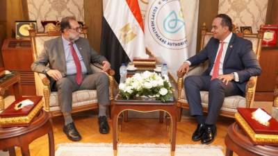  الرعاية الصحية يلتقي رئيس الهيئة القومية لسلامة الغذاء لمتابعة تنفيذ بروتوكول التعاون بين الهيئتين