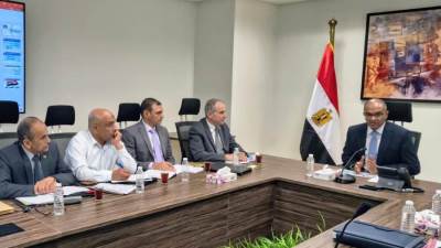 نائب وزير الإسكان يترأس اجتماع متابعة تصنيع المهمات الكهروميكانيكية بمشروعات المياه والصرف بالتعاون مع الهيئة العربية للتصنيع