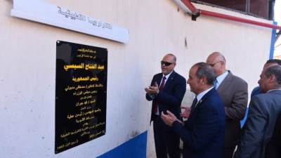 وزير العمل والمحافظ يفتتحان مدرسة نصار جروب الثانوية للتكنولوجيا التطبيقية..ويتفقدا مصنع المسامير والأسلاك