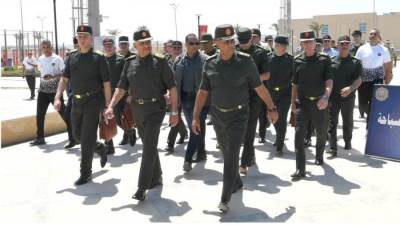 وزير الدفاع والإنتاج الحربى يتفقد إختبارات القبول بالأكاديمية العسكرية المصرية والكليات العسكرية