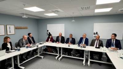 وزير الري يلتقي ممثلي "مجلس التجارة والاستثمار السويدي" ضمن فعاليات "الأسبوع العالمى للمياه" لمناقشة مقترحات التعاون المشترك بين الجانبين