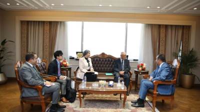 وزير قطاع الأعمال العام يستقبل سفير اليابان بالقاهرة لبحث فرص تعزيز التعاون والاستثمار المشترك