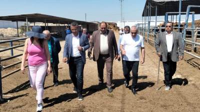 وزير الزراعة اللبناني يتفقد عدد من المشروعات التنموية بالنوبارية والإسكندرية