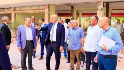 وزير التربية والتعليم يتفقد أعمال التجهيزات لتحويل مدرستين بغمرة والقصر العيني إلى مدارس مصرية يابانية
