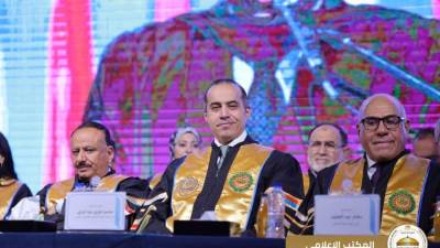 وزير الشئون النيابية يحضر حفل تخرج دفعة جديدة من خريجي الأكاديمية العربية للعلوم بالعلمين