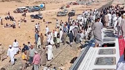 الصحة: مصرع 3 مواطنين وإصابة 54 آخرين في حادث قطار مطروح
