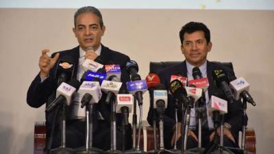 وزير الرياضة ونقيب الإعلاميين يشهدان الحلقة النقاشية والمؤتمر الإعلامي حول قانون الرياضة وتعديلاته