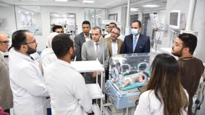نائب وزير الصحة يتفقد مستشفى أطفال مصر لمتابعة أعمال التطوير وجودة الخدمات الطبية