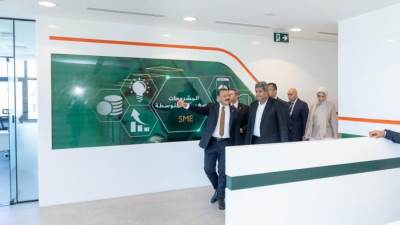 افتتاح فرع البنك الأهلي المصري بمدينة المنصورة الجديدة