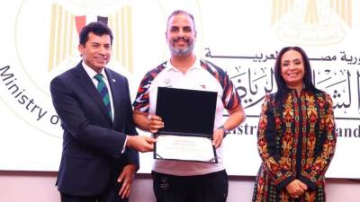 وزيرا التضامن الاجتماعي والشباب والرياضة يكرمان أبطال الأولمبياد الخاص المصري الفائزين في مسابقة الفروسية الإقليمية بالإمارات 