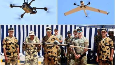 استمرار فعاليات التدريب المشترك النجم الساطع 2025 بقاعدة محمد نجيب العسكرية