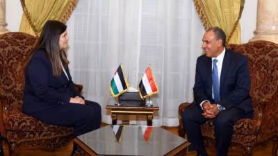 وزيرا خارجية مصر وفلسطين يبحثان وقف العدوان على غزة والتنسيق الدولي لدعم الدولة الفلسطينية