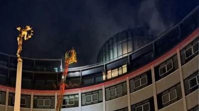 اندلاع حريق في مبنى سكني غربي لندن كان مقراً سابقاً لهيئة الإذاعة البريطانية