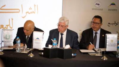  وزير التعليم العالي يوقع اتفاقيتين استراتيجيتين بين بنك المعرفة المصري واتحاد الجامعات العربية واتحاد مجالس البحث العلمي العربية